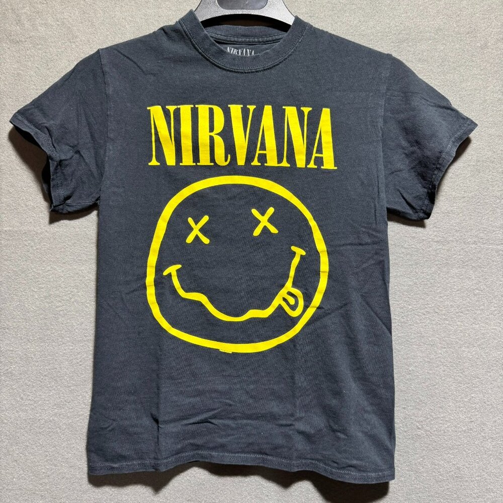 NIRVANA T-Shirt BLACK Size Small